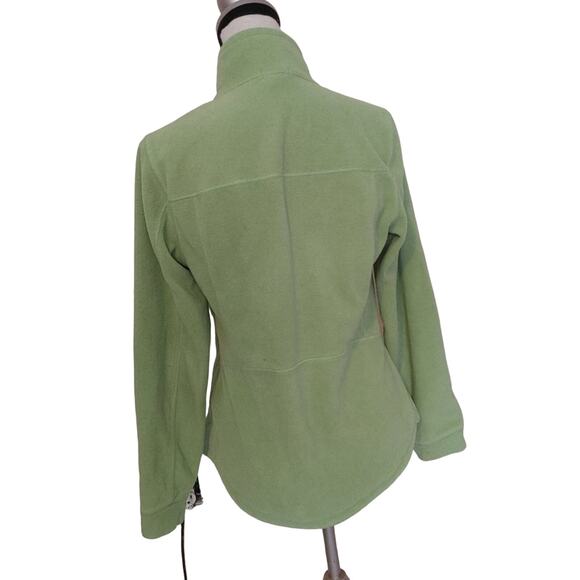 Taylor Marco Sport Green Zip Up Warm Size Medium M Full Zipper - Picture 3 of 15